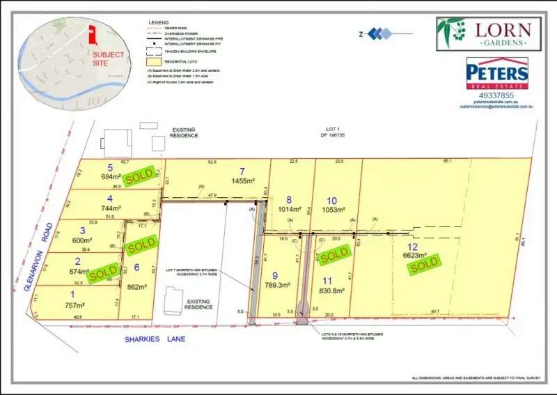 Main view of Homely land listing, Lot 4 Glenarvon Road, Lorn NSW 2320