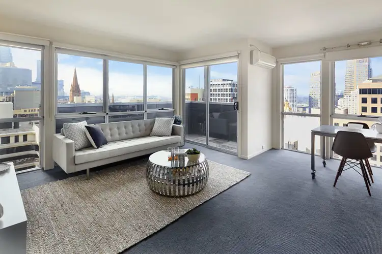 Main view of Homely apartment listing, 1412/325 Collins Street, Melbourne VIC 3000