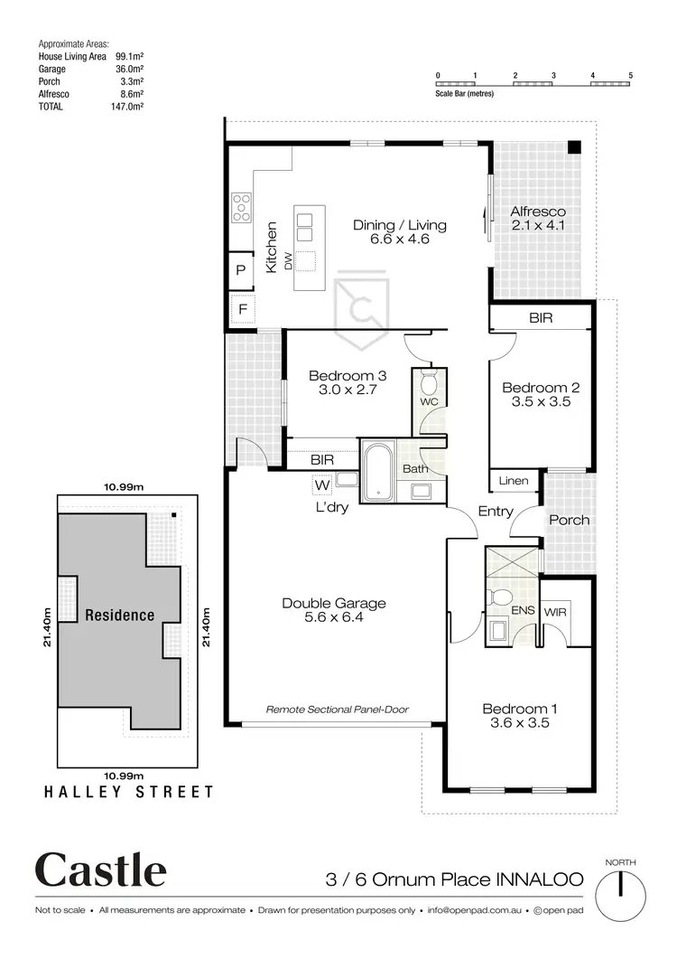Second view of Homely villa listing, 3/6 Ornum Place, Innaloo WA 6018