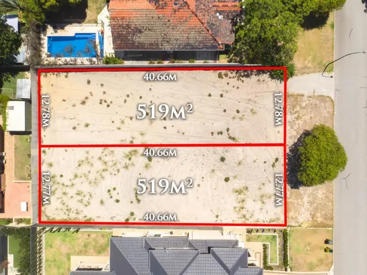 Second view of Homely land listing, LOT 804 & 805, 28 Strickland Road, Ardross WA 6153