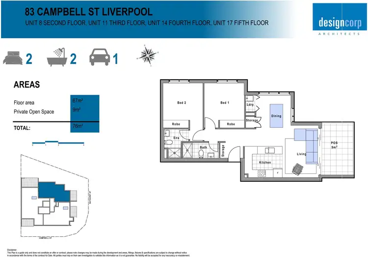 Second view of Homely house listing, 11/83 Campbell Street, Liverpool NSW 2170