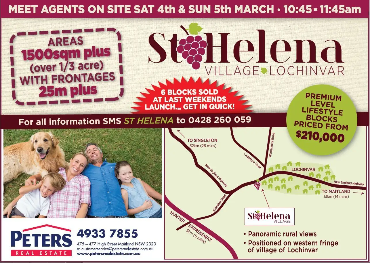 Main view of Homely land listing, Lot 116 St Helena, Lochinvar NSW 2321