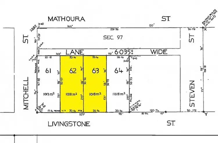 Main view of Homely land listing, LOT 62 & 63, 2 B & C Livingstone Street, Mathoura NSW 2710