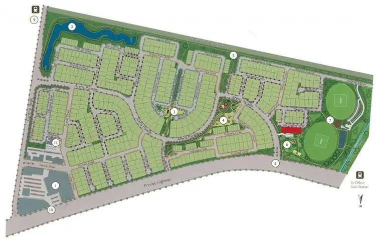 Second view of Homely townhouse listing, Lot 355 Old Trafford Way, Officer VIC 3809