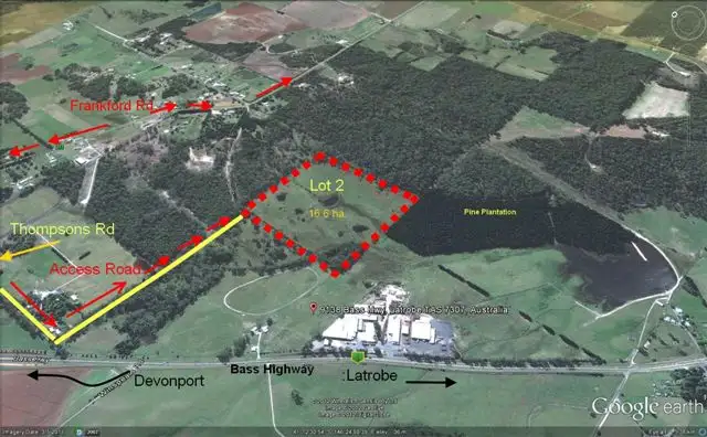 Main view of Homely rural property listing, Lot 2 Thompsons Road, Devonport TAS 7310