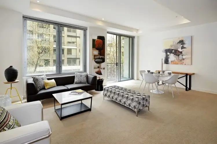 Main view of Homely apartment listing, 301/325 Collins Street, Melbourne VIC 3000