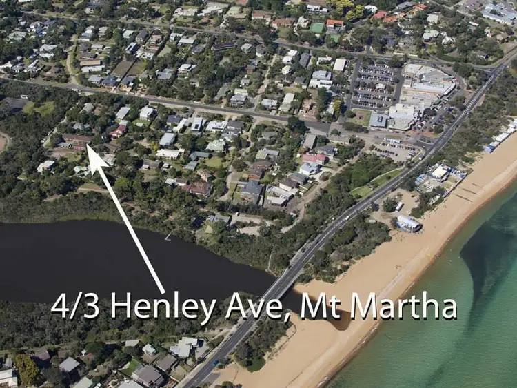 Main view of Homely unit listing, 4/3 Henley Avenue, Mount Martha VIC 3934