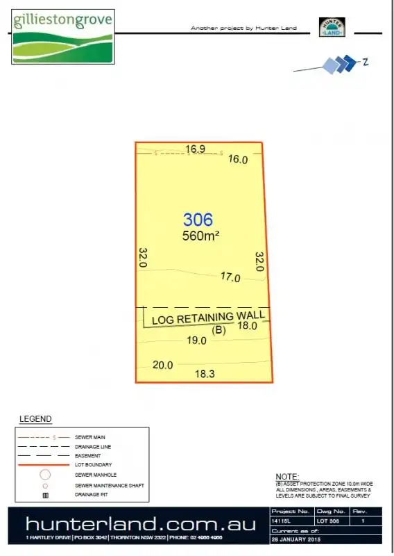 Main view of Homely land listing, LOT 306 Holland Avenue, Gillieston Heights NSW 2321