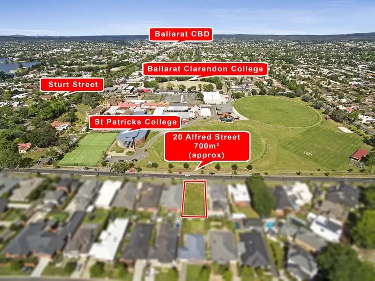 Second view of Homely land listing, 20 Alfred Street, Newington VIC 3350