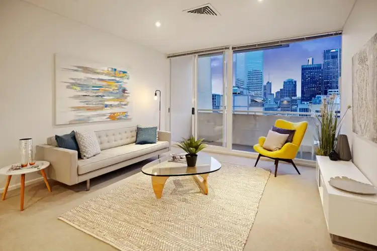 Main view of Homely apartment listing, 1201/318 Little Lonsdale Street, Melbourne VIC 3000