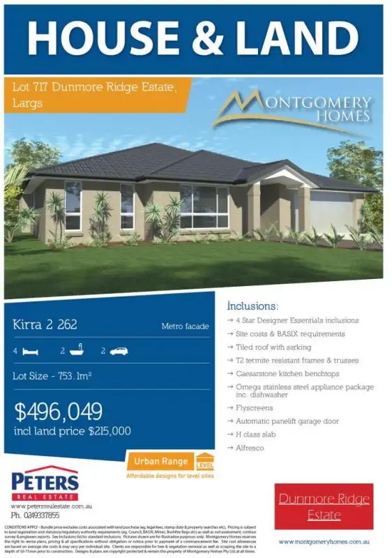 Second view of Homely land listing, Lot 717 Prince Street, Largs NSW 2320