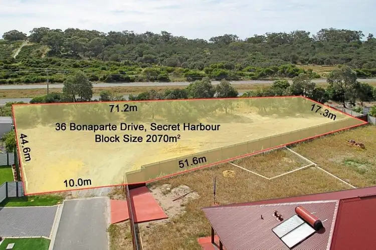 Main view of Homely land listing, 36 Bonaparte Drive, Secret Harbour WA 6173