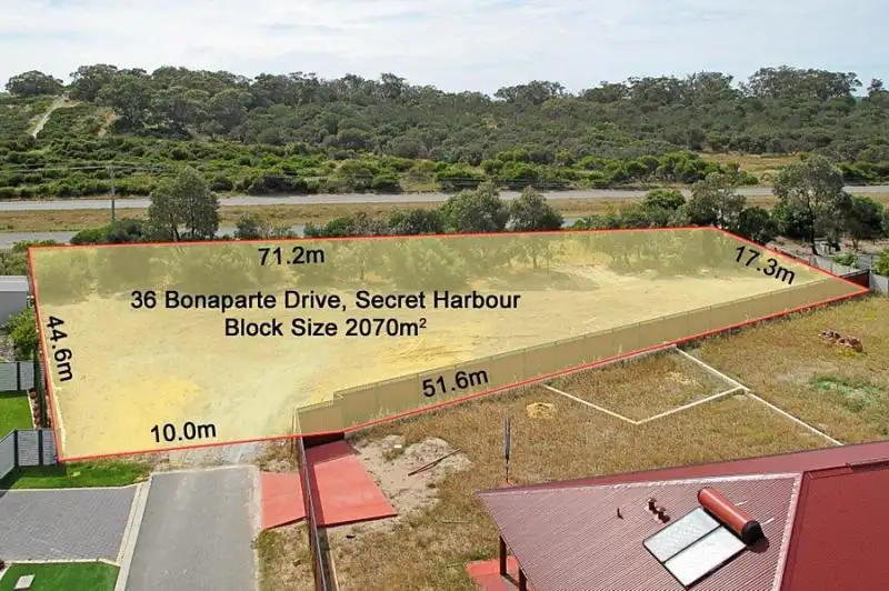 Main view of Homely land listing, 36 Bonaparte Drive, Secret Harbour WA 6173