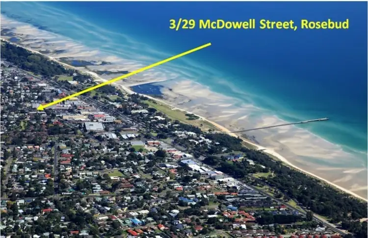 Main view of Homely unit listing, 3/29 McDowell Street, Rosebud VIC 3939