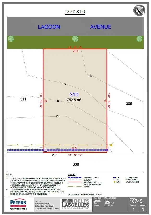 Lot 310 Lagoon Ave, Bolwarra Heights NSW 2320