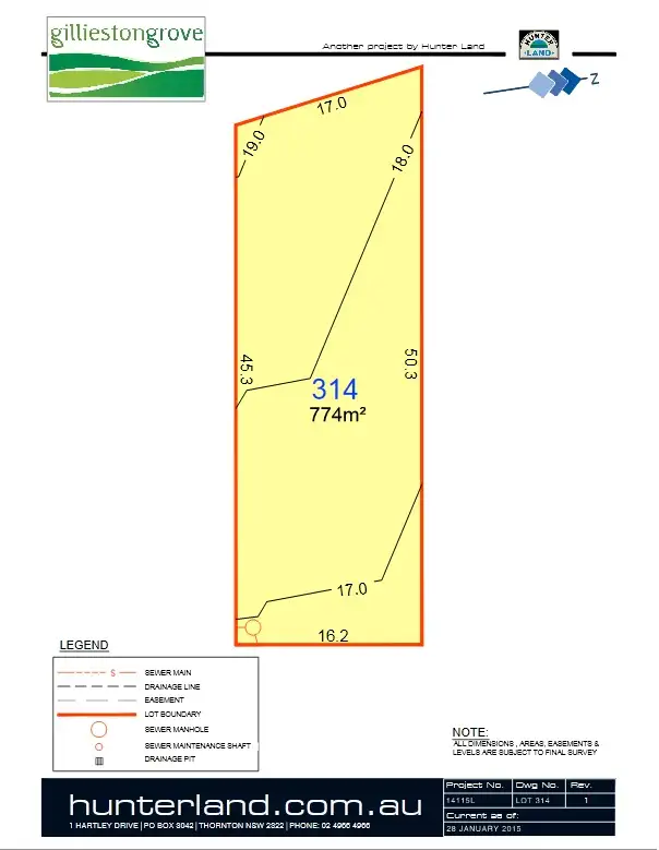 Second view of Homely land listing, LOT 314 Holland Avenue, Gillieston Heights NSW 2321