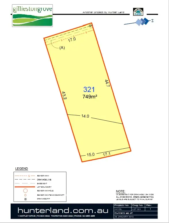 Second view of Homely land listing, LOT 321 Holland Avenue, Gillieston Heights NSW 2321