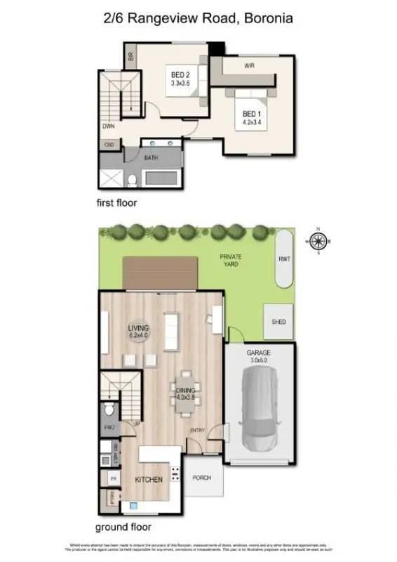 Fourth view of Homely townhouse listing, 3/6 Rangeview Road, Boronia VIC 3155
