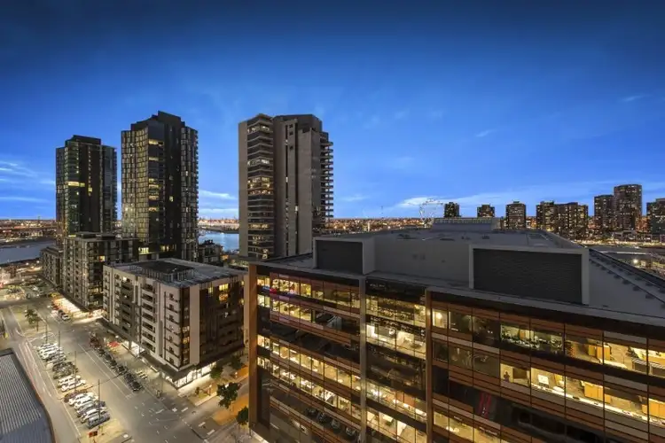 Main view of Homely apartment listing, 1401/815 Bourke Street, Docklands VIC 3008