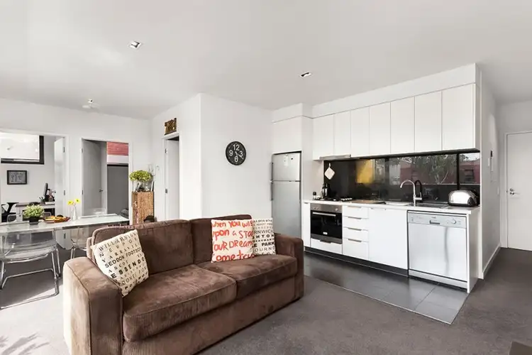 Third view of Homely apartment listing, 102/107 Hawke Street, West Melbourne VIC 3003