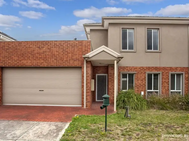 Main view of Homely townhouse listing, 47 Balerno Circle, Gowanbrae VIC 3043