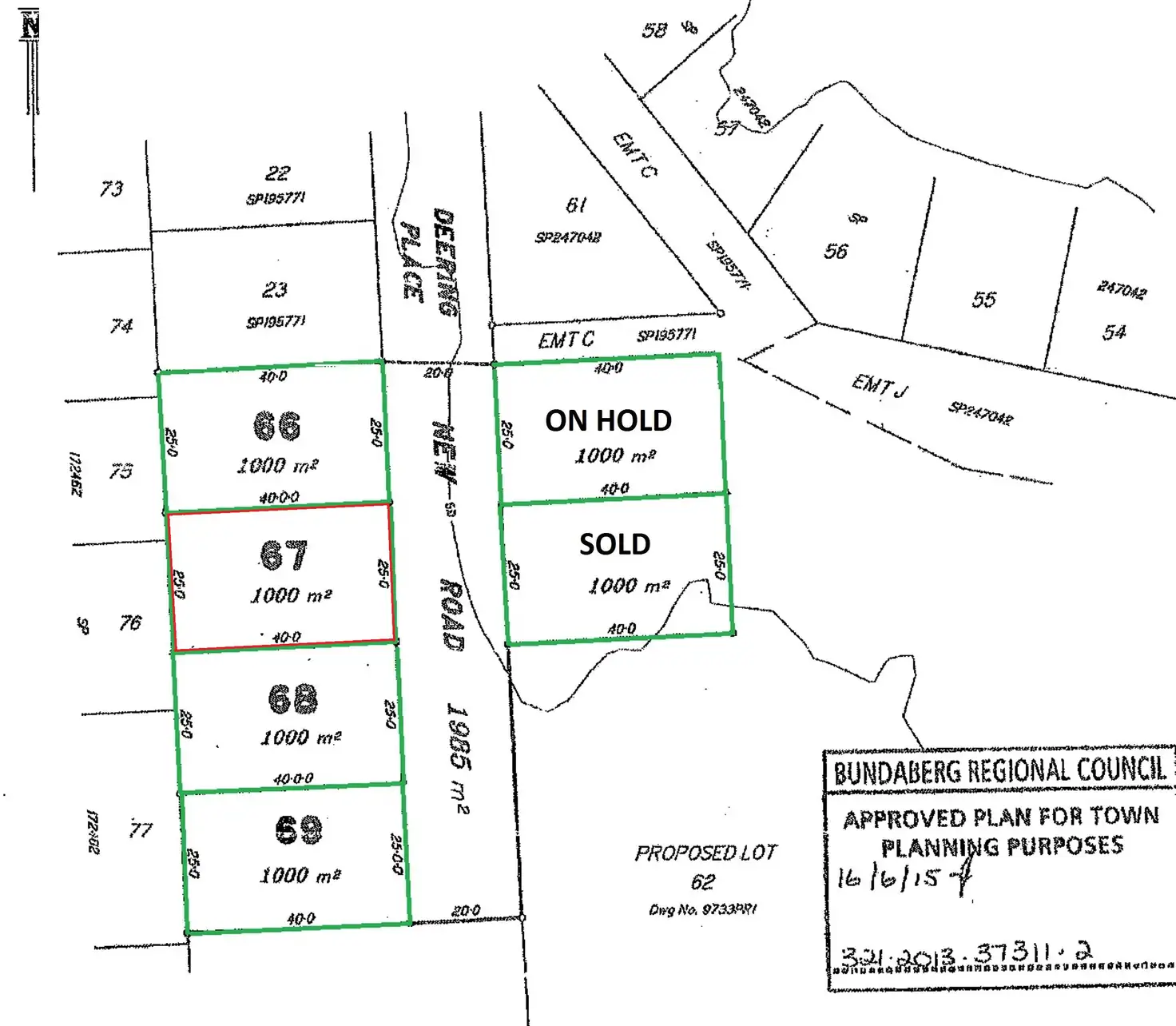 Main view of Homely land listing, LOT 67 Deering Place, Innes Park QLD 4670
