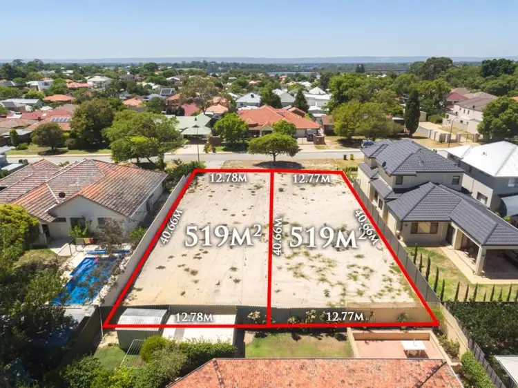 Third view of Homely land listing, LOT 804 & 805, 28 Strickland Road, Ardross WA 6153