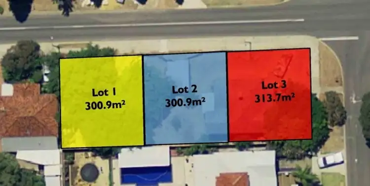 Second view of Homely land listing, LOT 1, 2 & 3/33 Daly Street, South Fremantle WA 6162