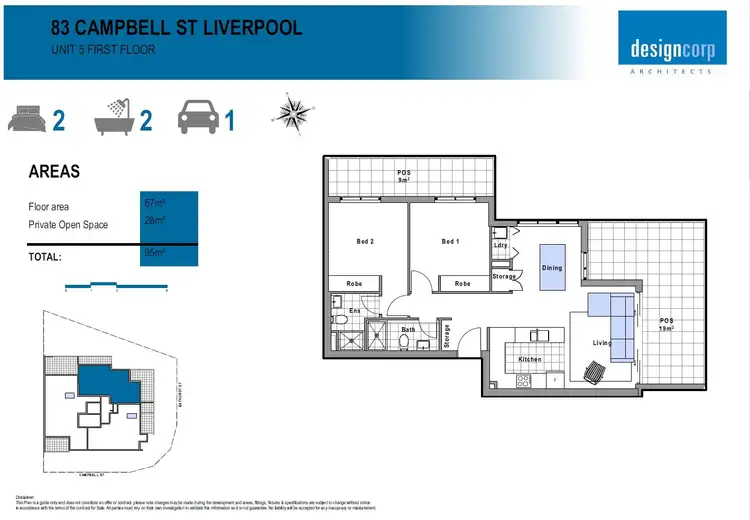 Second view of Homely unit listing, 5/83 Campbell Street, Liverpool NSW 2170