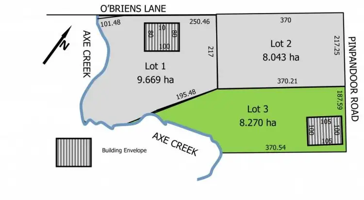 LOT 3 O'Briens Lane, Longlea VIC 3551