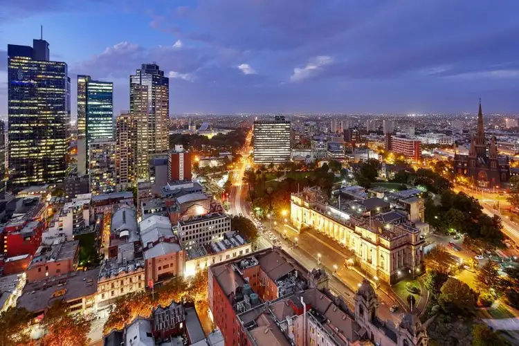 Second view of Homely apartment listing, 3008/27 Little Collins Street, Melbourne VIC 3000