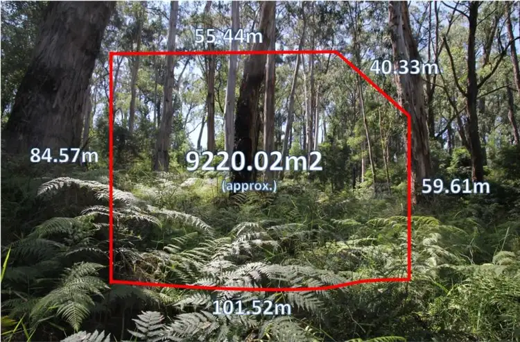 Main view of Homely land listing, 33 Selby Aura Road, Menzies Creek VIC 3159