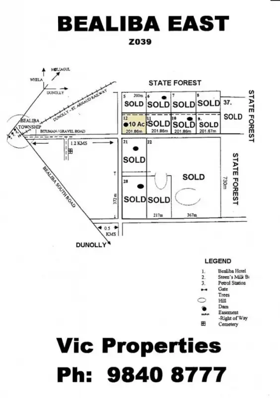 Fifth view of Homely land listing, LOT 12 Cemetery Road, Bealiba VIC 3475
