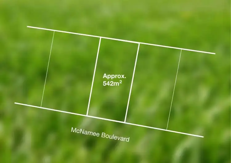 Main view of Homely land listing, 8 McNamee Boulevard, Lucas VIC 3350
