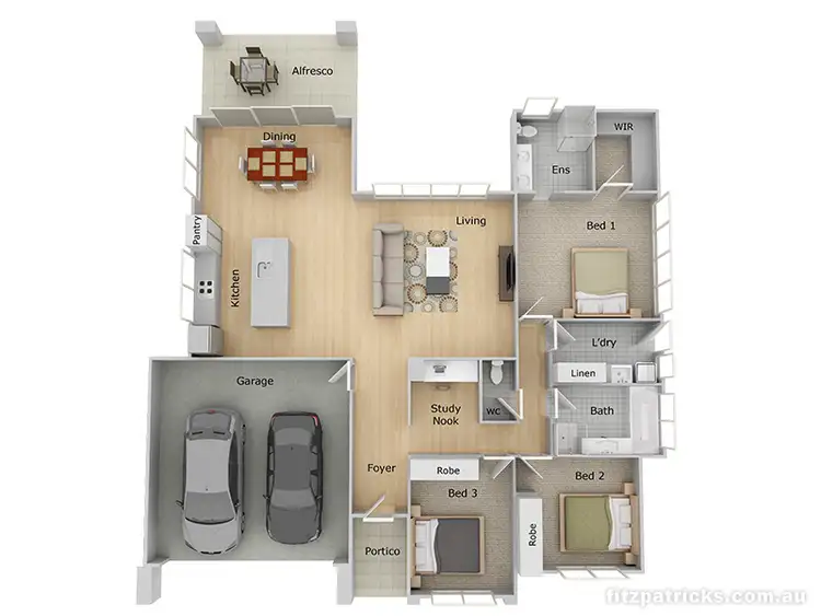 Second view of Homely unit listing, 1/16 Chipp Place, Lloyd NSW 2650