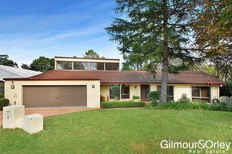 Main view of Homely house listing, 4 Rhodes Place, Kellyville NSW 2155