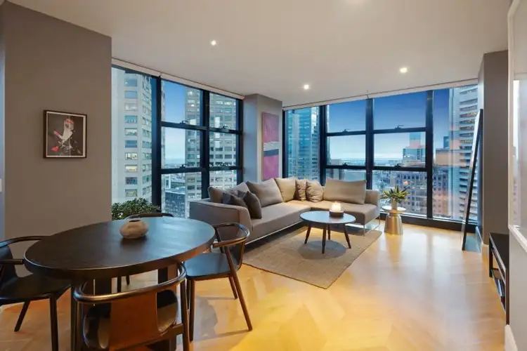Third view of Homely apartment listing, 3005/27 Little Collins Street, Melbourne VIC 3000