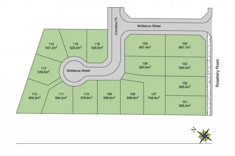 Main view of Homely land listing, 54-60 Rosebery Road, Kellyville NSW 2155