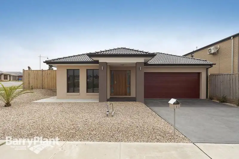 Main view of Homely house listing, 1 Foxtail Place, Cranbourne West VIC 3977