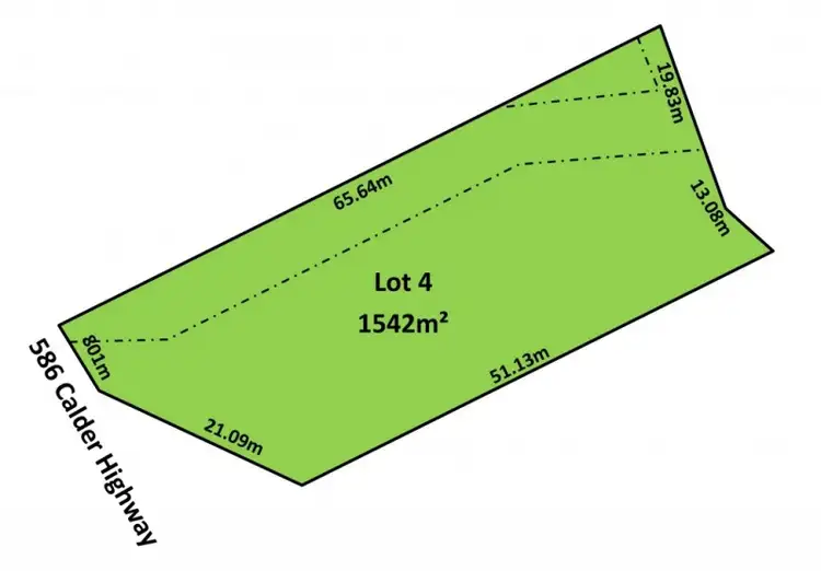 Second view of Homely land listing, LOT 4/586 Calder Highway, Maiden Gully VIC 3551