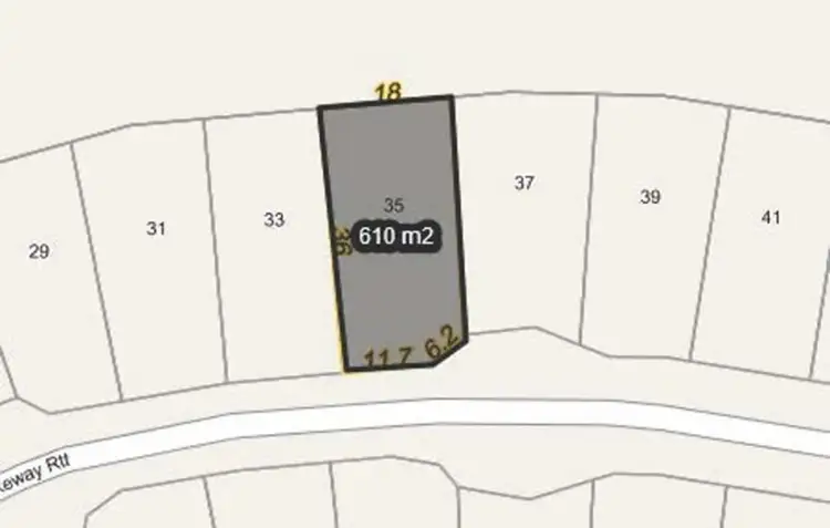 Third view of Homely land listing, 35 Lakeway Retreat, Dawesville WA 6211