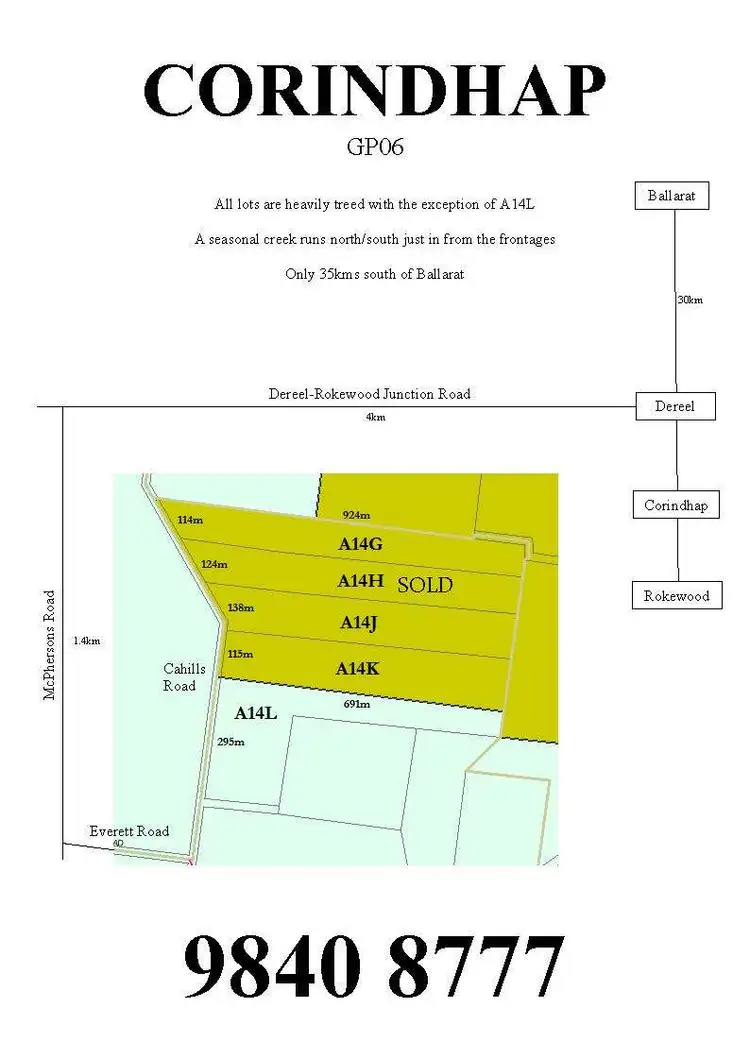 Second view of Homely land listing, LOT A14J CORNER CAHILLS & EVERETT ROAD, Corindhap VIC 3352