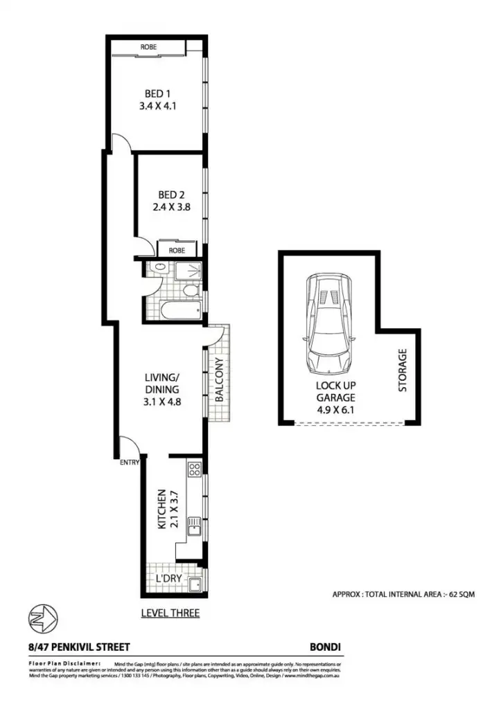 Fifth view of Homely apartment listing, 8/47 Penkivil Street, Bondi NSW 2026