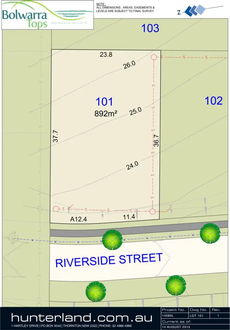 Lot 101 Riverside Street, Bolwarra Heights NSW 2320