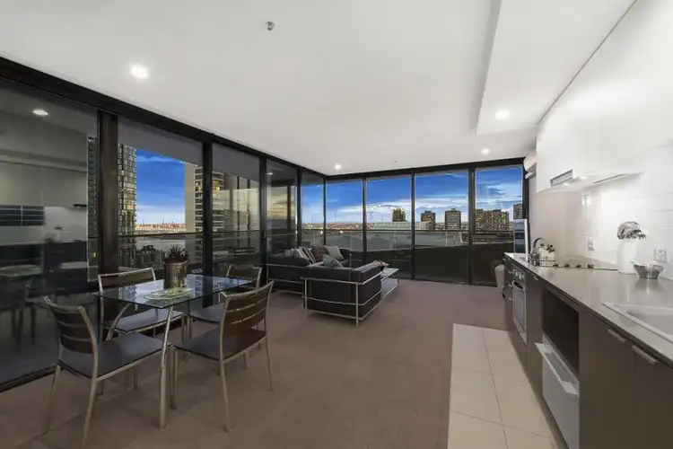Third view of Homely apartment listing, 1401/815 Bourke Street, Docklands VIC 3008