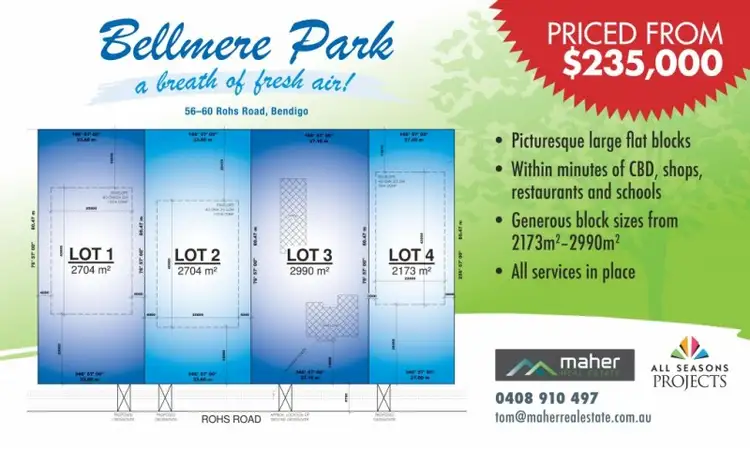 Second view of Homely land listing, 56-60 Rohs Road, East Bendigo VIC 3550