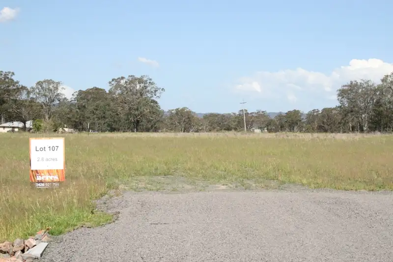 Main view of Homely rural property listing, Lot 107 Tebbutt Close, Vacy NSW 2421
