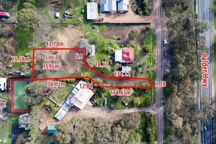 Second view of Homely land listing, LOT 3, 635 Calder Highway, Maiden Gully VIC 3551