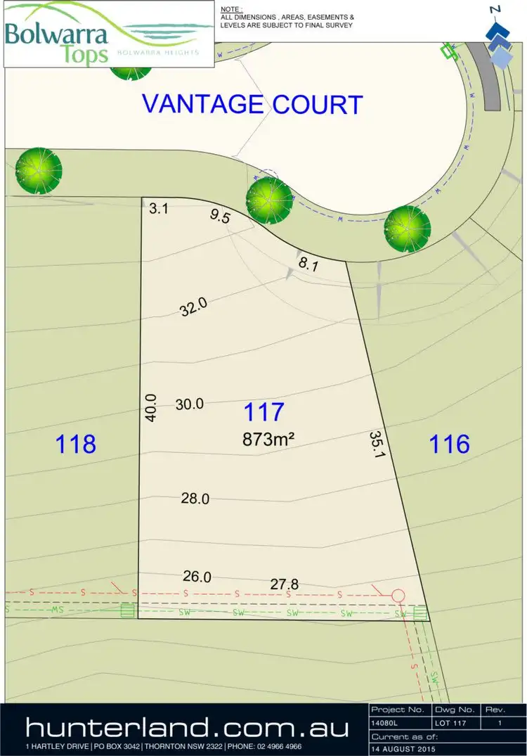Lot 117 Vantage Court, Bolwarra Heights NSW 2320