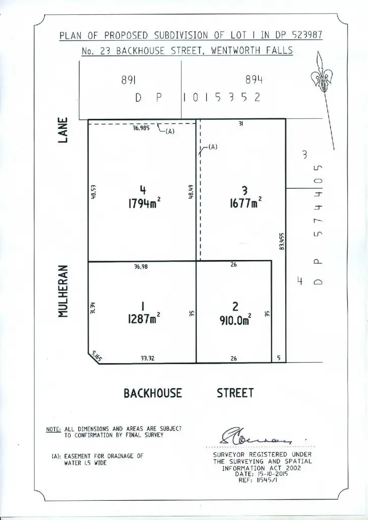 Second view of Homely land listing, (lot 1) 27 Backhouse Street, Wentworth Falls NSW 2782